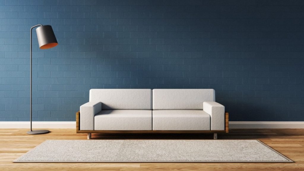 Model sofa velvet serba putih