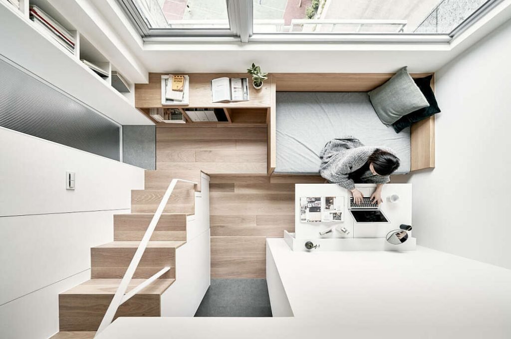 Contoh desain apartemen minimalis modern